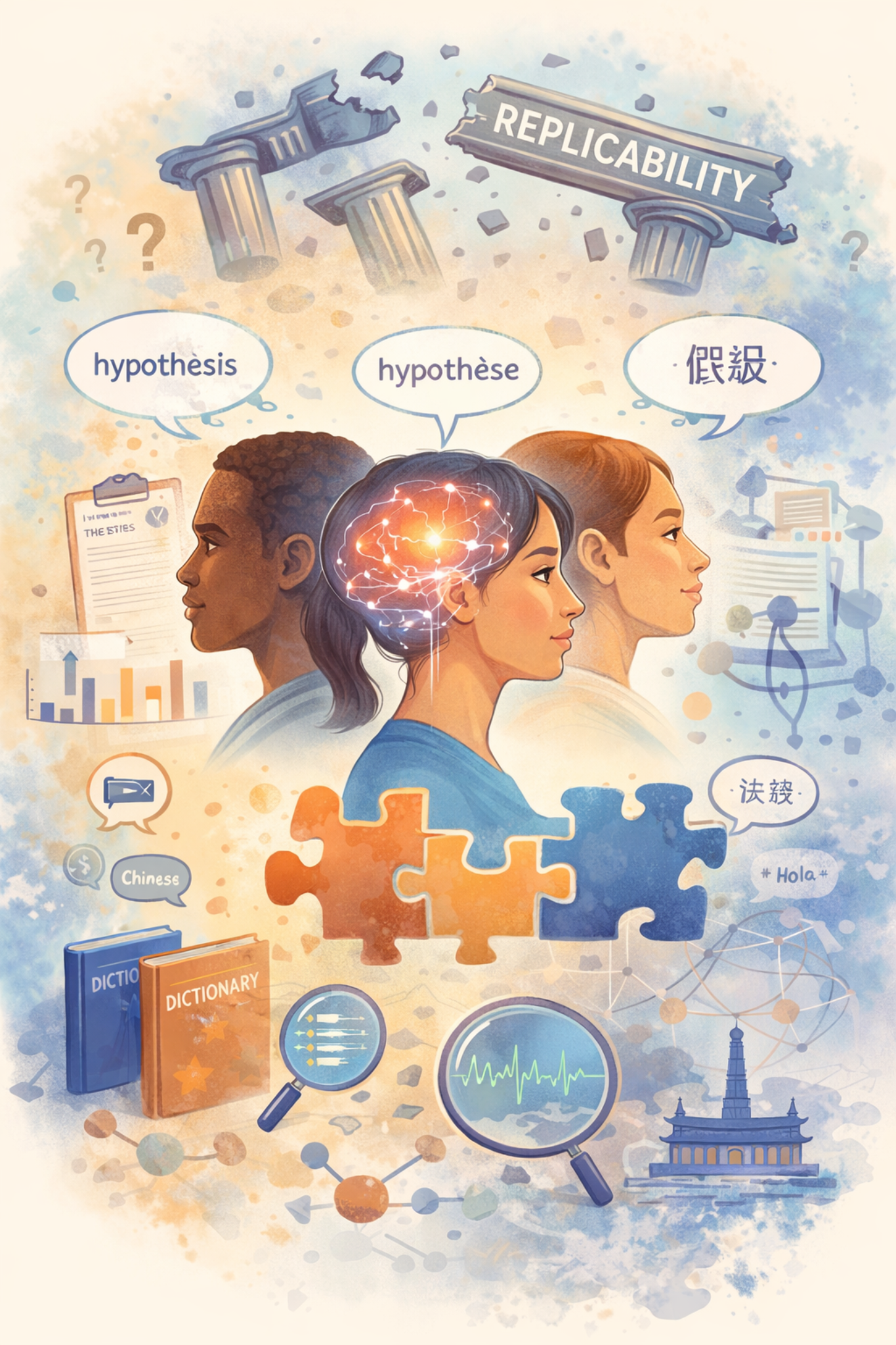 Cover image for Sprache und ihre Rolle für die Replizierbarkeit - Let’s talk about language—and its role for replicability